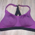 Under Armour  sparkly purple compression sports bra 36B Photo 0