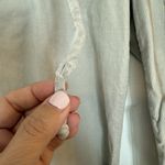 Cloth & Stone Anthropologie Sz S Cropped Joggers LaceUp Fly Light Gray Corduroy Photo 5