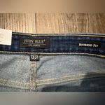 Judy Blue  Medium Blue Ripped Skinny Jeans Photo 4