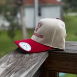 Gulf of America Embroidered Hat Red Photo 2