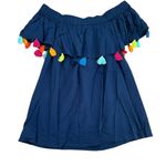Escapada  Off-Shoulder Blouse with Colorful Tassels Photo 2
