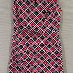 Gap NWT  Marcy Dobby Geometric A-Line Sheath Dress Pink Navy White Size 4 Photo 0