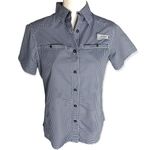 Habit  Ladies Lochpoint Gingham Print Short Sleeve Button Up Shirt Photo 33