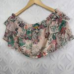 Walter Baker  Sienna Floral Off the Shoulder Crop Top Size M NWT‎ Photo 3