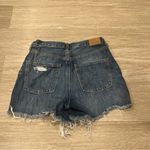 American Eagle  Outfitters 4 90’s boyfriend Blue Distressed Jean Shorts Photo 3