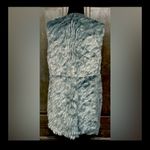 Mushka by Sienna Rose Blue Gray Faux Fur Vest - Size Large Photo 2