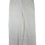 J.Crew  Sydney wide-leg pant in‎ bi-stretch cotton blend Ivory 6 NWT Photo 0