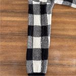 Ralph Lauren Lauren  Sweater Womens Medium Black White Buffalo Plaid Soft Photo 13