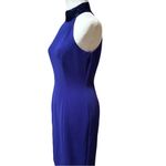 Alex Evenings Royal Blue Bead led Collar Cocktail Dress | Sz. 6 Photo 3