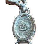 Liz Claiborne Vintage Cabochon Bracelet Silver Tone Mixed Metal Oval Estate 7" Photo 3