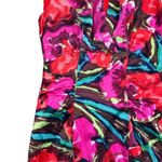 Kay Unger New York Women's Floral Silk Blend Midi Dress Size 2 Vintage Photo 1