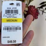 Thalia Sodi NWT Womens Size Medium floral sleeveless wrap front blouse Photo 9