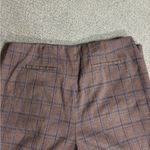 Antonio Melani New Theo Tweed Textured Brown Purple Plaid Pants Photo 7