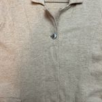 Free People Coat Wool Jacket Topper Long Boho Hippie Winter Button Tan Womens M Photo 4