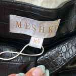 Meshki  Annabelle High Waisted Croc Skinny Pants Photo 9