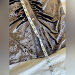 Sophie Rue  Small Deep Violet Crushed Velvet Rushed Button Up Shirt Purple Photo 8