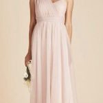 Birdy Grey NWT  Christina Convertible Vintage Blush Pink Tulle Maxi Dress Photo 7