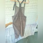 Aerie  oversized overalls, velvety feel. Size Medium in EUC. mocha colored Photo 9