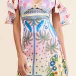 Revolve OCEANUS Camille Satin Midi Dress size Large Photo 0