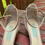 Betsey Johnson Miri Gold Glitter Ankle Strap Heels Women’s 7.5 Photo 10