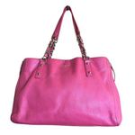Kate Spade  Cobble Hill Andee Fushia Leather Satchel w/ Goldtone Chain Straps Photo 0