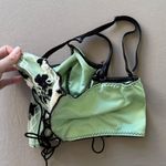 Romwe  Fairycore Floral Embroidery Lace Up Cami Corset Top Photo 4