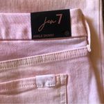 Jen 7 By 7 For All Mankind NWT High Waist Ankle Skinny Tie Dye Pale Pink Jean 16 Photo 9