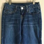 True Religion Dark Navy Blue Wash Shannon Low Rise Straight Leg Jeans Photo 4