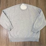 Beyond Yoga LuxeFleece Oversized Crewneck Sweatshirt Grey Sz L NF7947 Womens EUC Photo 2