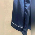 Yimanie Women’s Long Sleeve Sleepwear Soft Button Down‎ Pajamas Top Size L. Blue Size L Photo 5