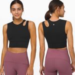 Lululemon Mastered Motion Cropped Tank In Purple Size 4 Photo 4