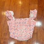 Princess Polly  Floral Pink and White Women's Top Photo 0