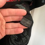 Natori Josie  Embroidered Blouse Size 0 Color Black Red Photo 5