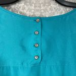 Boundary Waters Women's Turquoise Boxy Boat Neck Top Photo 6