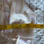 Elodie  Pastel Swirl Satin Crop Top Size Medium NWT Photo 4