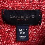 Lands' End Sweater Drifter Cable Knit Womens Medium Petite Crewneck Pullover Photo 3