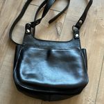 Patricia Nash  Leather Heritage London Saddle Crossbody Bag Black Photo 3