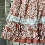 Floral Lace Trim Mini Dress Photo 5