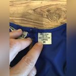 Vintage night vogue cocktail blouse silk size medium Blue Photo 4