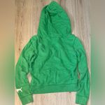 PINK - Victoria's Secret  Green white hooded sweater Hoodie Sweatshirt Photo 1