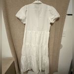 Elan  White Tiered Midi Dress Photo 2