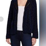 Majestic Filatures French touch soft touch leopard burnout zip front jacket XL Photo 9