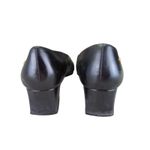 Etienne Aigner Astoria Black Leather Square Toe Block Heel Pumps Women Size 10 Photo 4