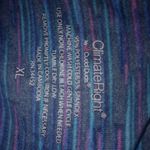 Cuddl Duds ClimateRite Turquoise Red Soft Pants XL Plus Photo 2