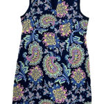 Talbots Women's Sheath Dress Size 16 Florla Paisley Boho Lined Zip Up Photo 0