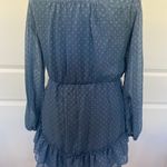 B. Smart NWT Blue Long Sleeve Dress Size 9 Photo 4