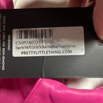 Pretty Little Thing Shape Hot Pink PU Cut Out Tie Detail Straight Leg Pants Retails 54$ Photo 4