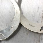 Sterling Silver  vintage hoops, 13.6g Photo 10