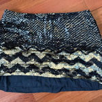 Alice + Olivia  Sequin Mini Skirt Photo 0