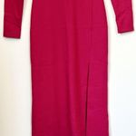 Leith NWT Pink Long Sleeve Slit Midi Sweater Dress - Size: Extra Small Photo 4